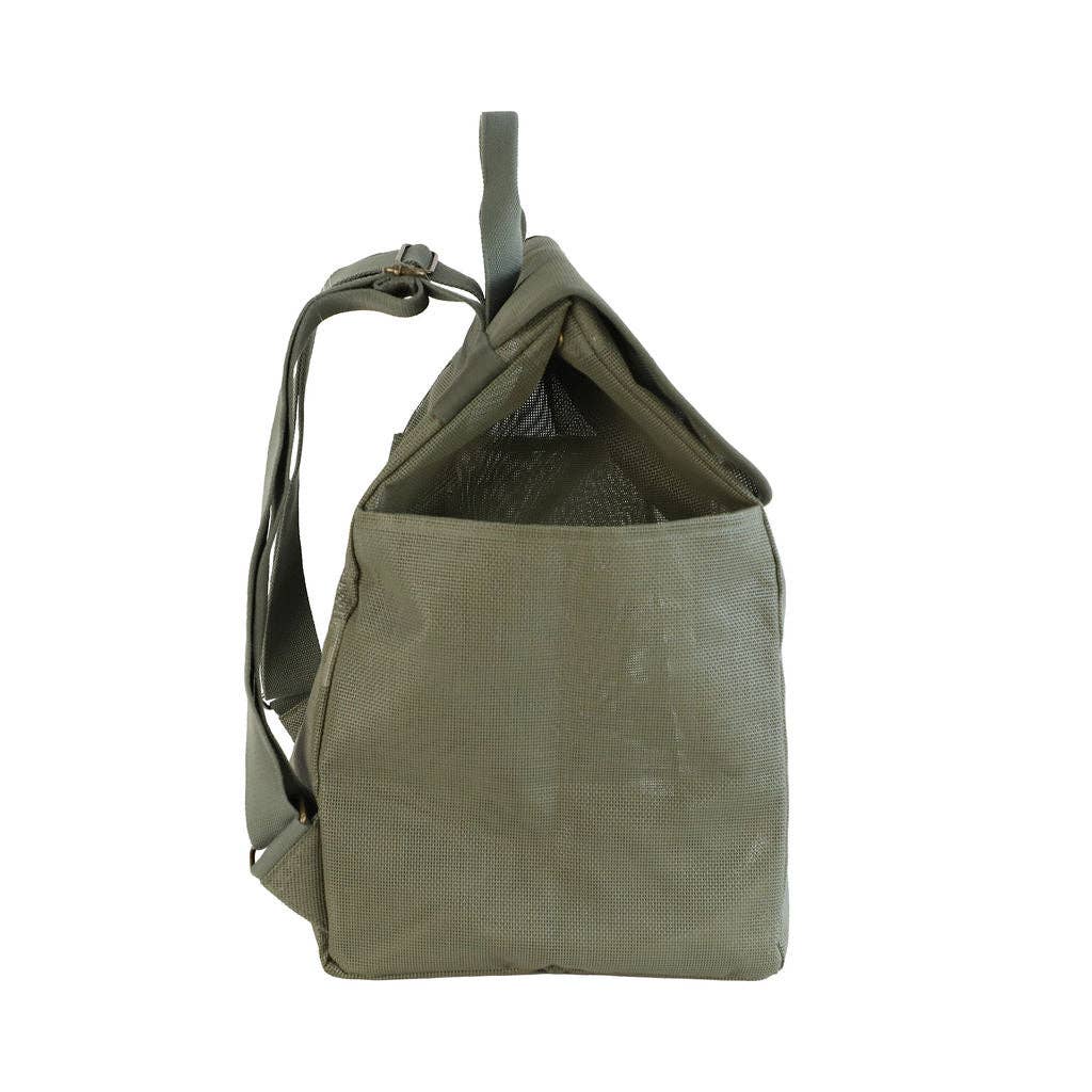 Beach Hauler Mesh Backpack - Pandanus - Sand & Loom