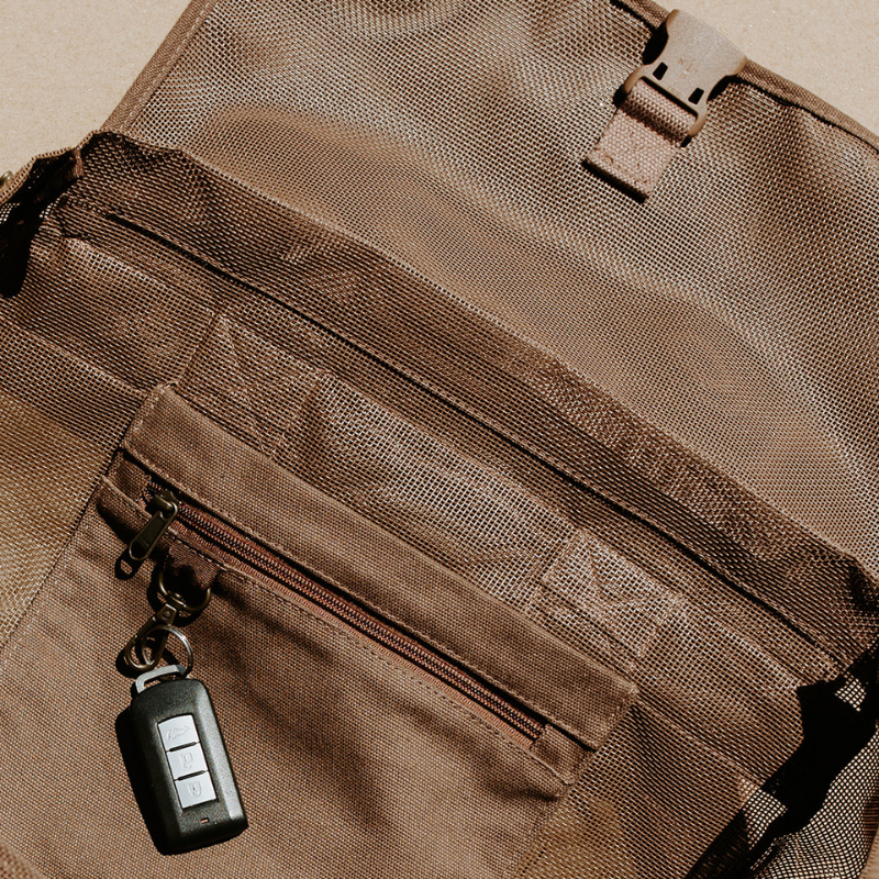 Beach Hauler Mesh Backpack - Espresso - Sand & Loom