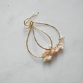 Light Pink Keshi Teardrops