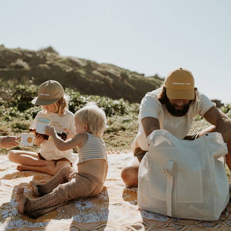 Beach Hauler Mesh Backpack - Sand - Sand & Loom