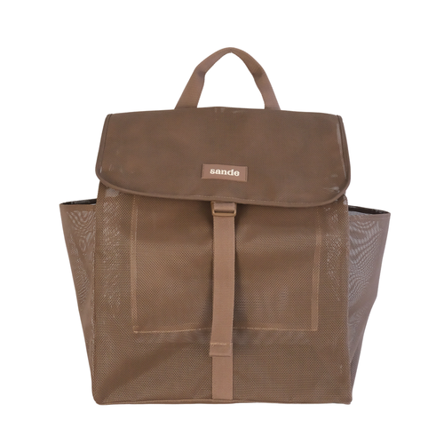 Beach Hauler Mesh Backpack - Espresso - Sand & Loom