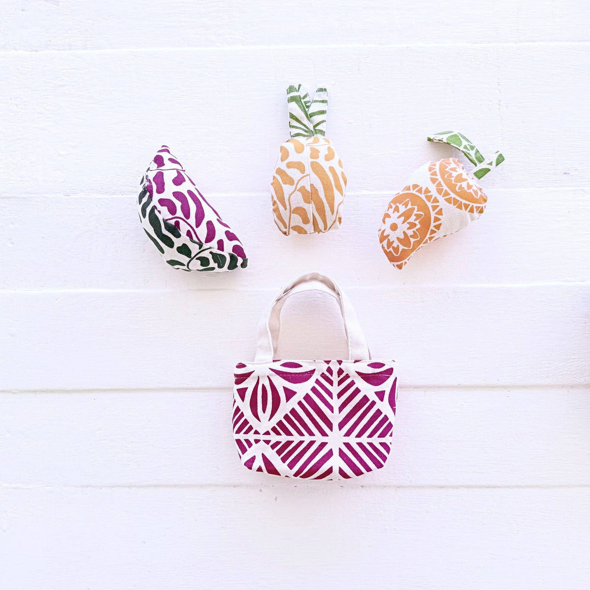 Tropical Fruit Salad Soft Toy Play Pack - Sand & Loom
