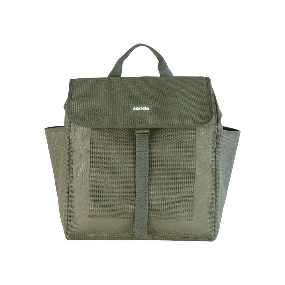 Beach Hauler Mesh Backpack - Pandanus - Sand & Loom