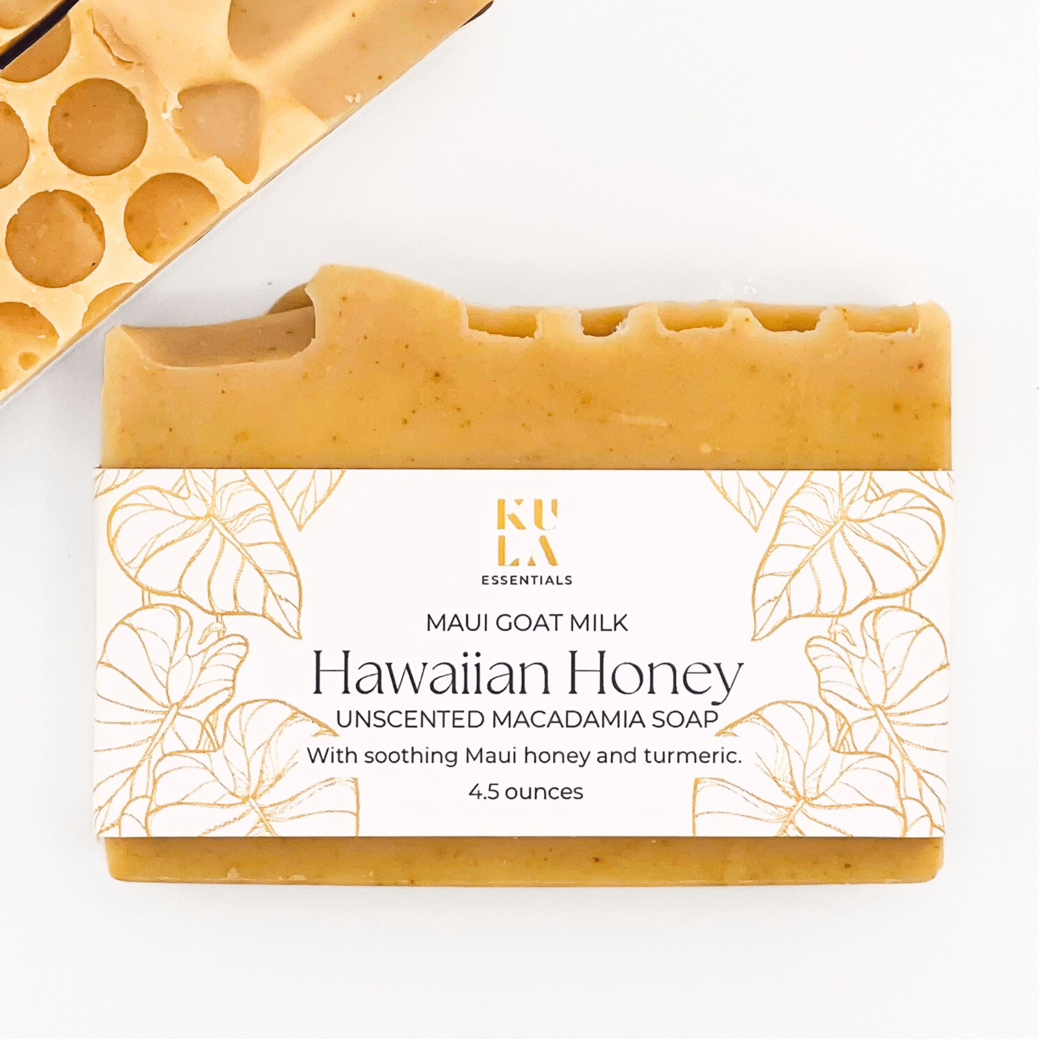 Maui Goat Milk Macadamia Soap - Hawaiian Honey (Unscented) - Salt & Loom