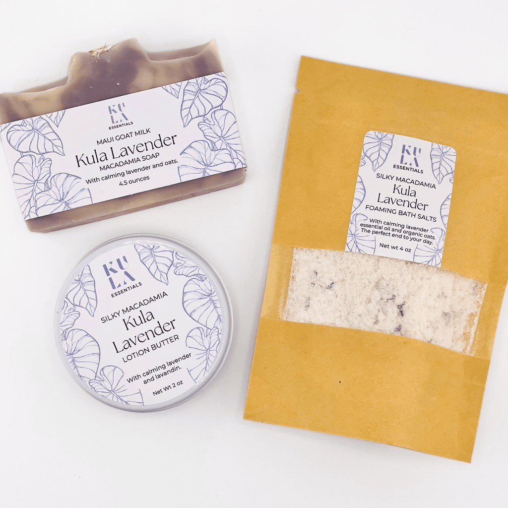 Maui Goat Milk Macadamia Soap -  Kula Lavender - Salt & Loom