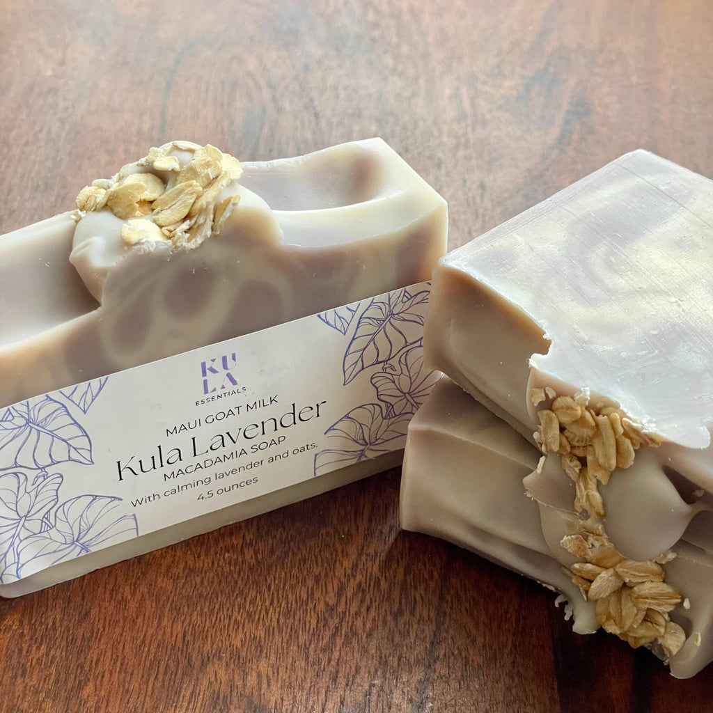 Maui Goat Milk Macadamia Soap -  Kula Lavender - Salt & Loom