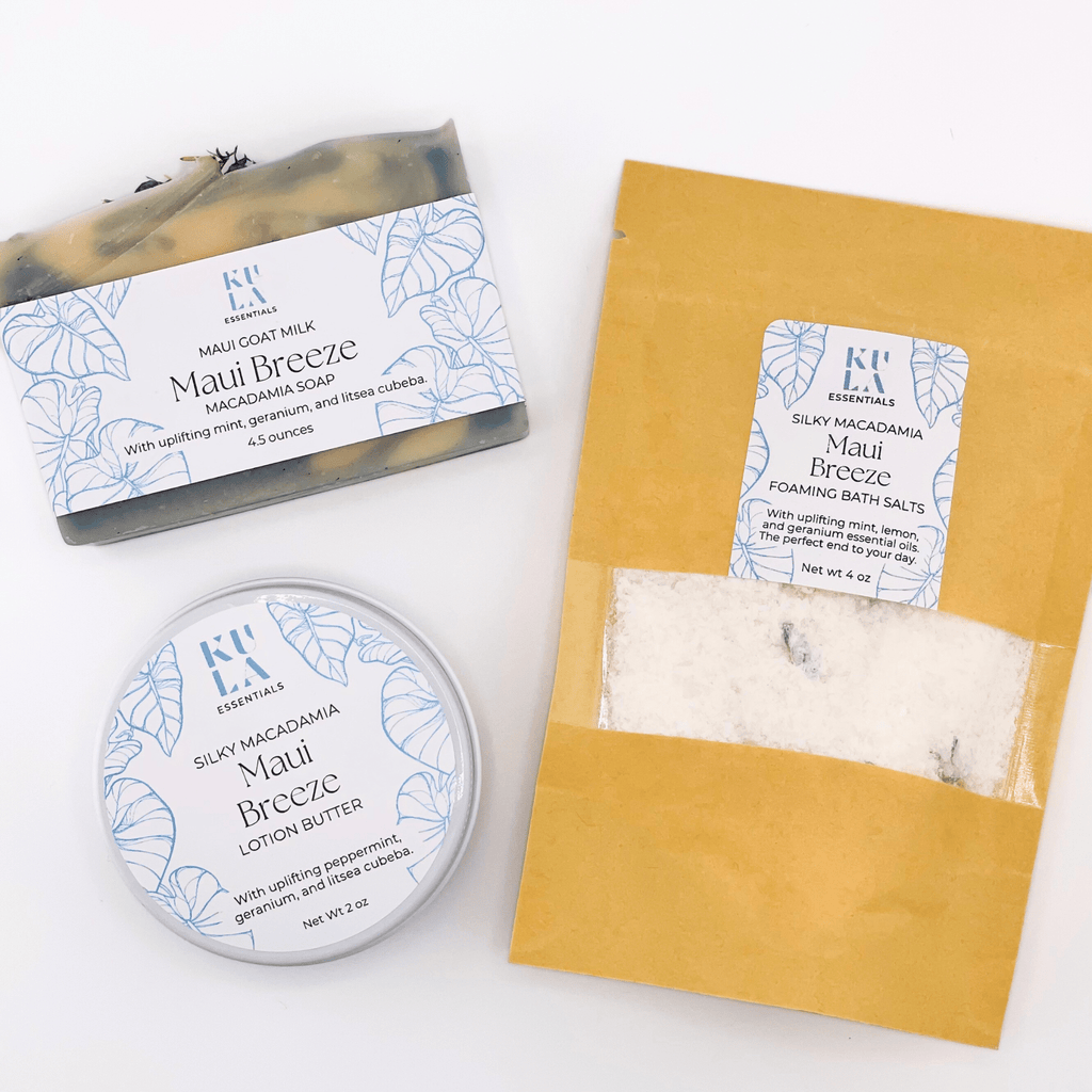 Maui Goat Milk Macadamia Soap -  Maui Breeze - Salt & Loom