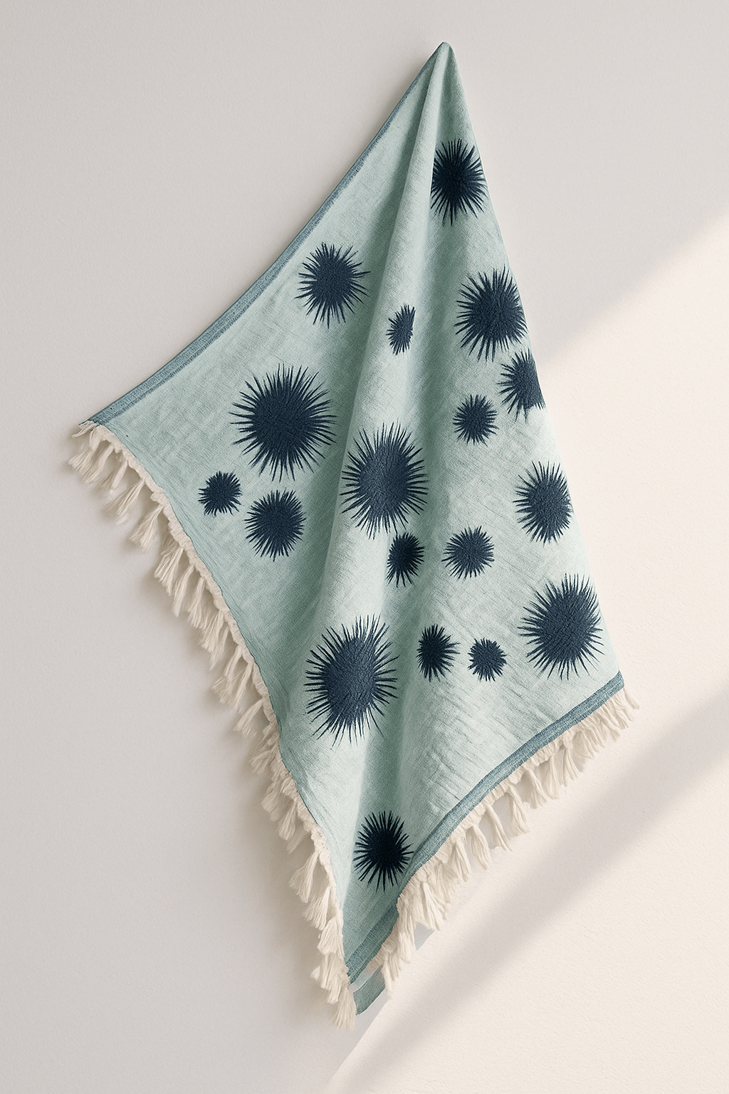 Sea Urchin Turkish Fouta – Sea Green - Salt & Loom